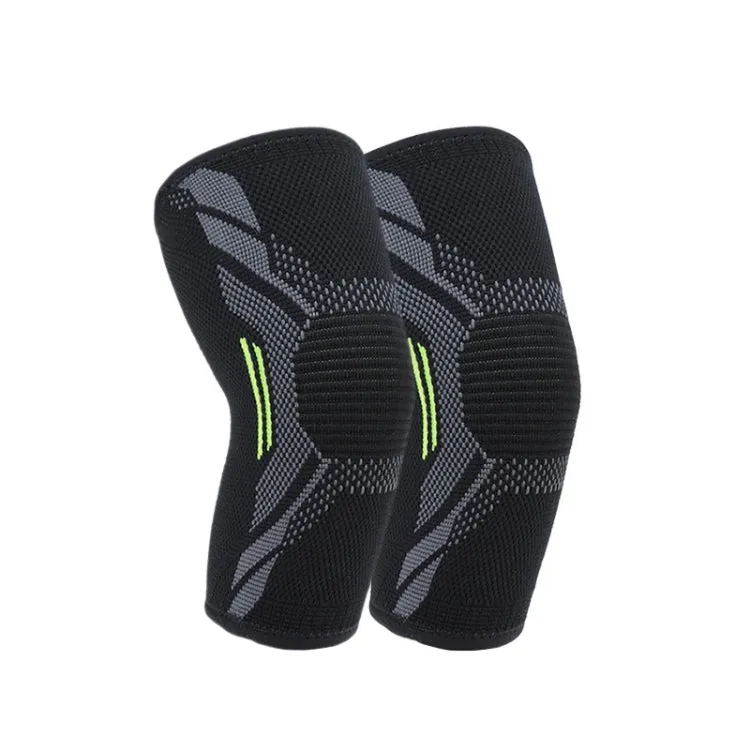 1pair Three-Dimensional Compression Belt Tightens Comfortable Breathable Warm Elbow Pads(M)