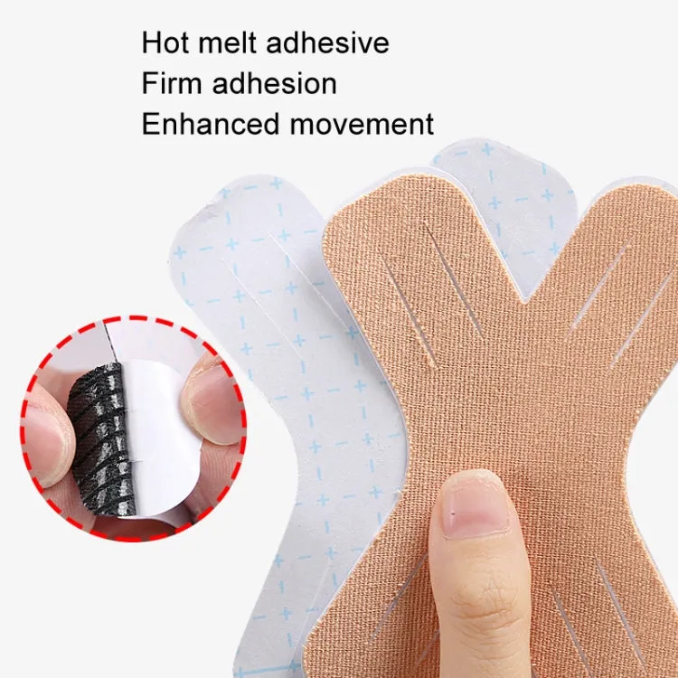 20pcs /Pack X Shaped Muscle Patch Sports Support Intramuscular Patch Bandage(Rose Red)
