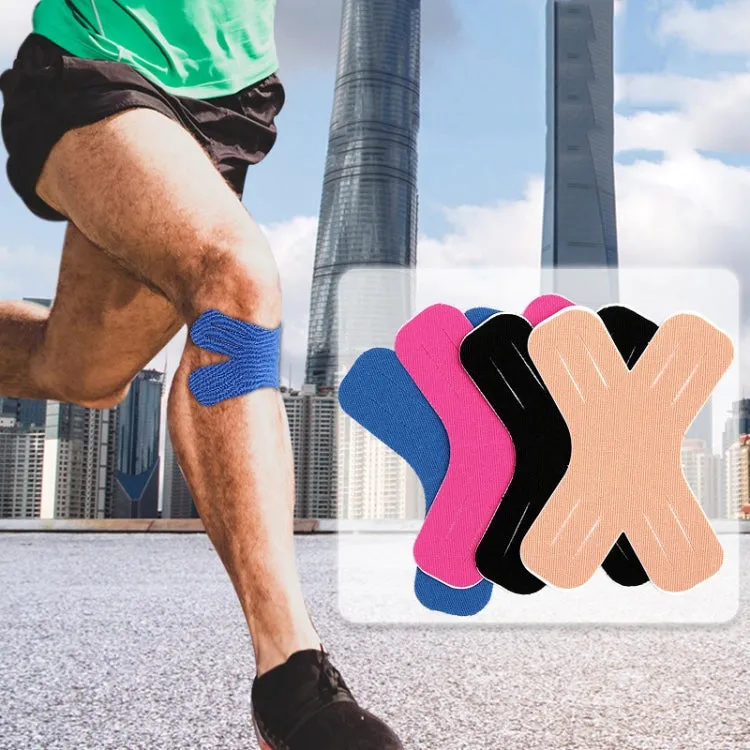 20pcs /Pack X Shaped Muscle Patch Sports Support Intramuscular Patch Bandage(Rose Red)