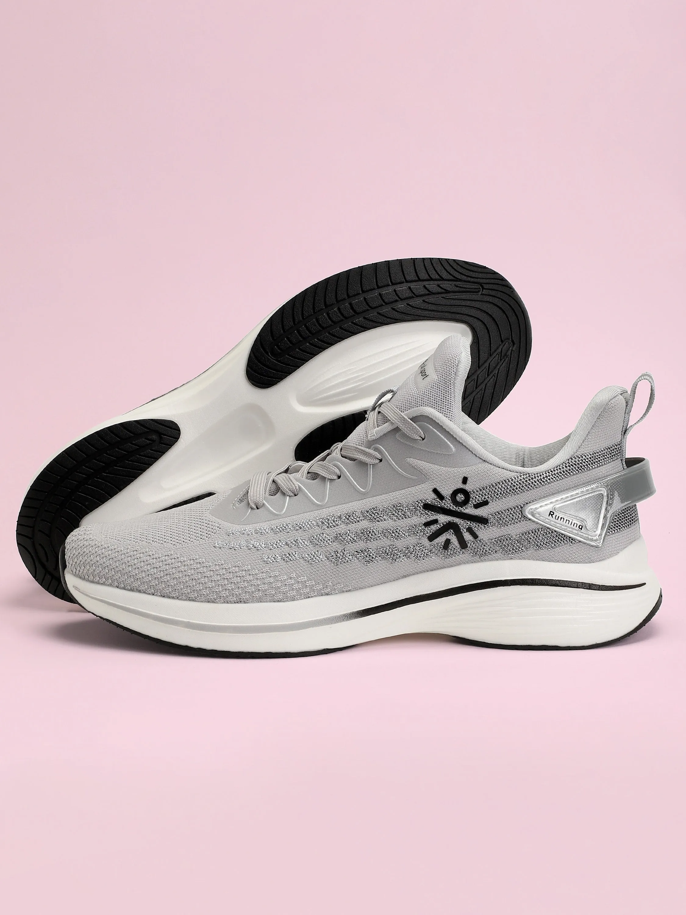 Active Men Running Shoes - L.Grey
