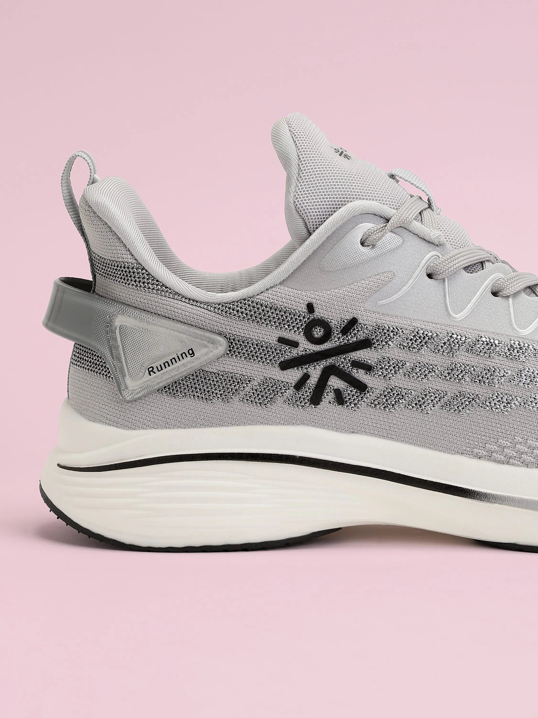 Active Men Running Shoes - L.Grey