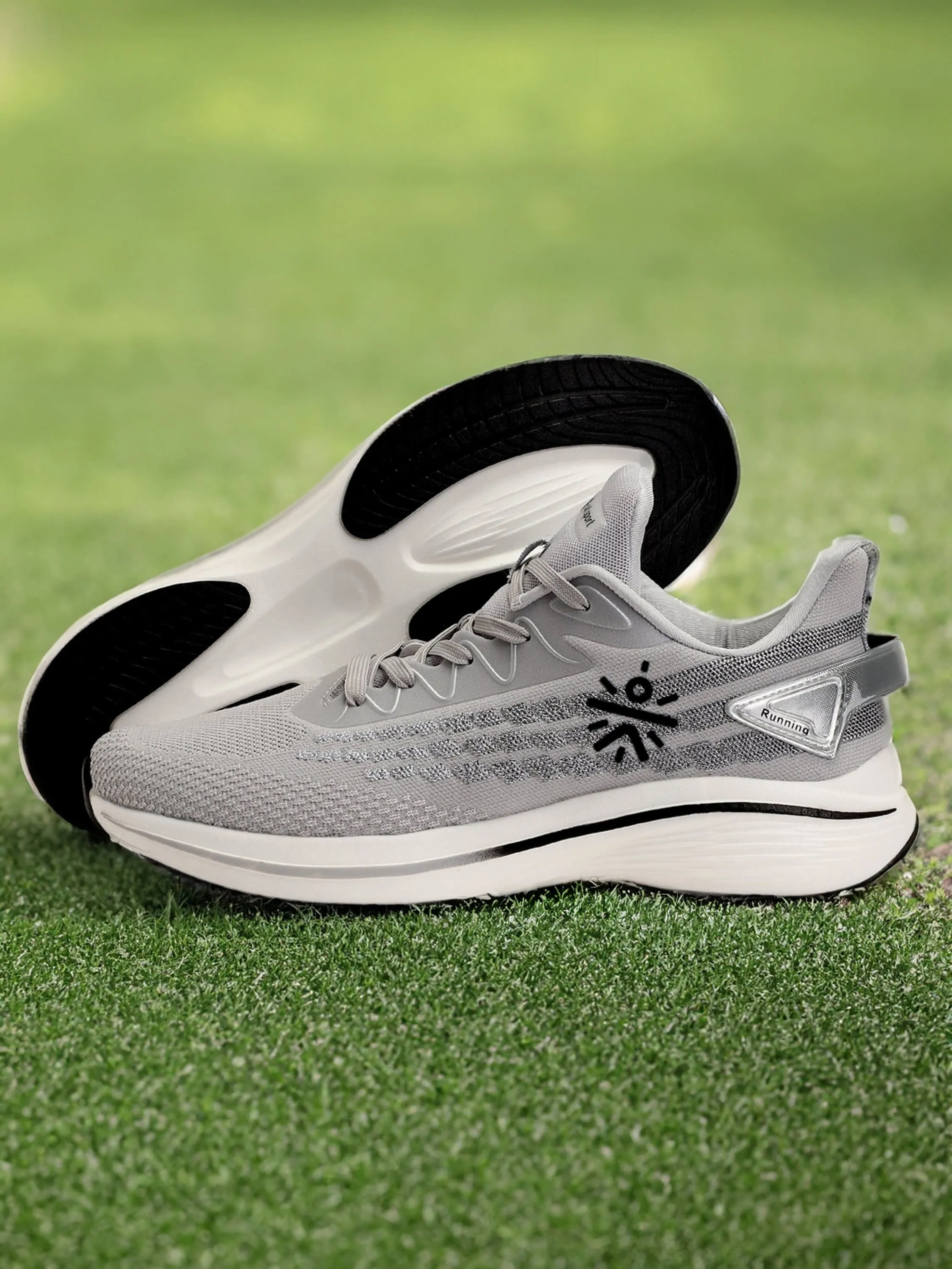 Active Men Running Shoes - L.Grey