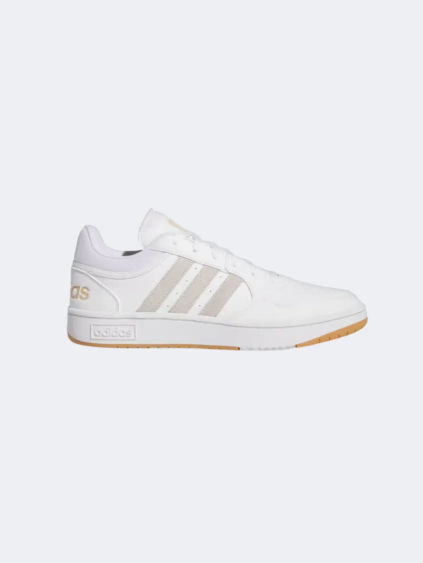 Adidas Hoops 3.0 Classic Vintage Men Sportswear Shoes Cloud White/Beige