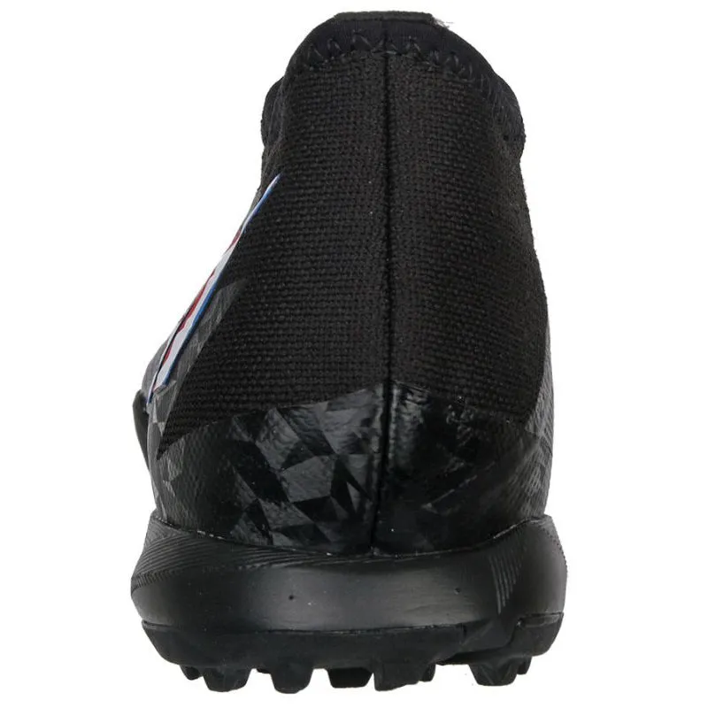 adidas Predator Edge.3 Laceless TF Artificial Turf Soccer Shoes - Core Black/Cloud White/Vivid Red