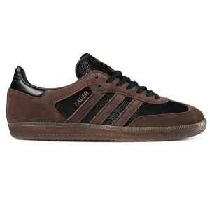 Adidas Samba ADV x Kader Skateboard Shoe - Core Black/Brown