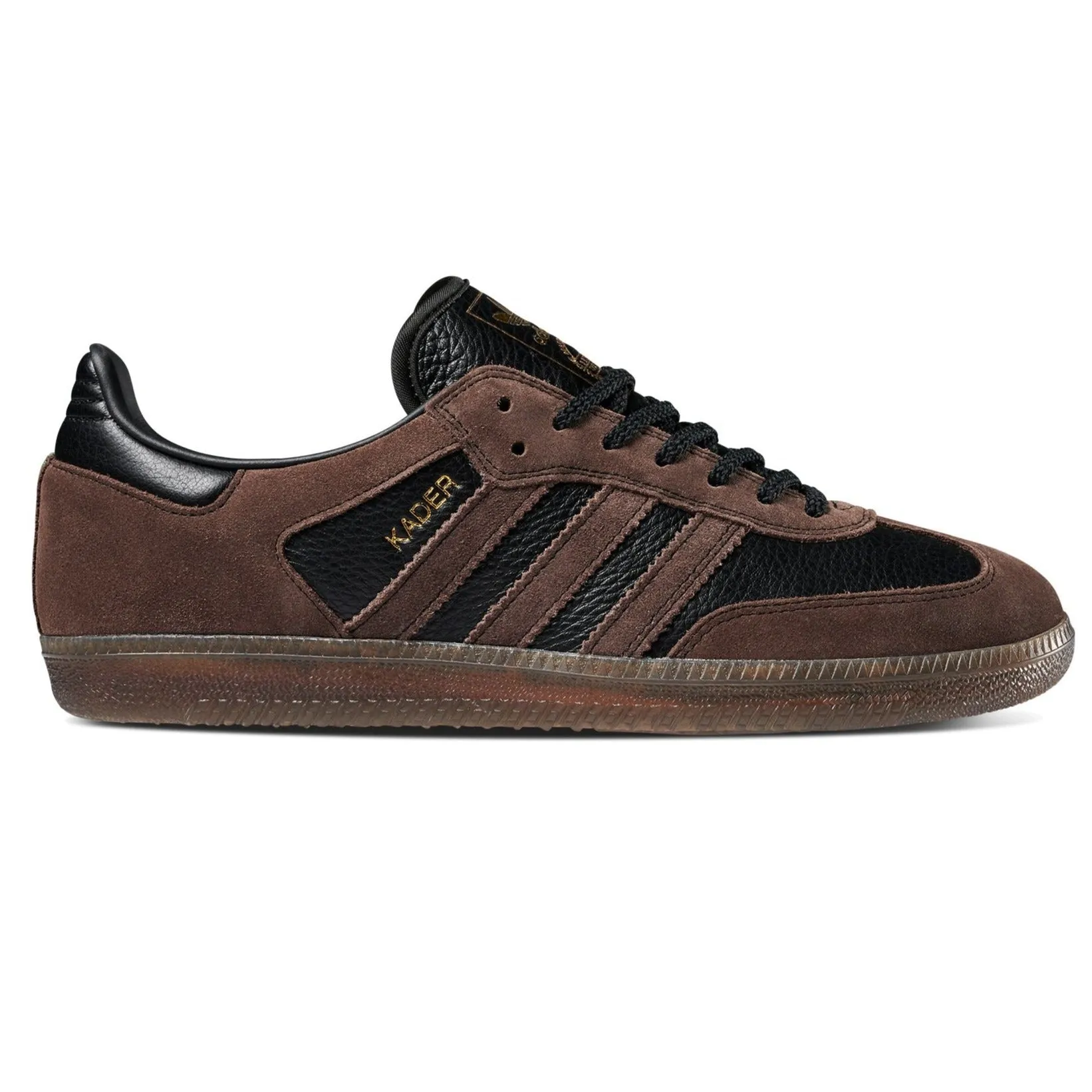 Adidas Samba ADV x Kader Skateboard Shoe - Core Black/Brown
