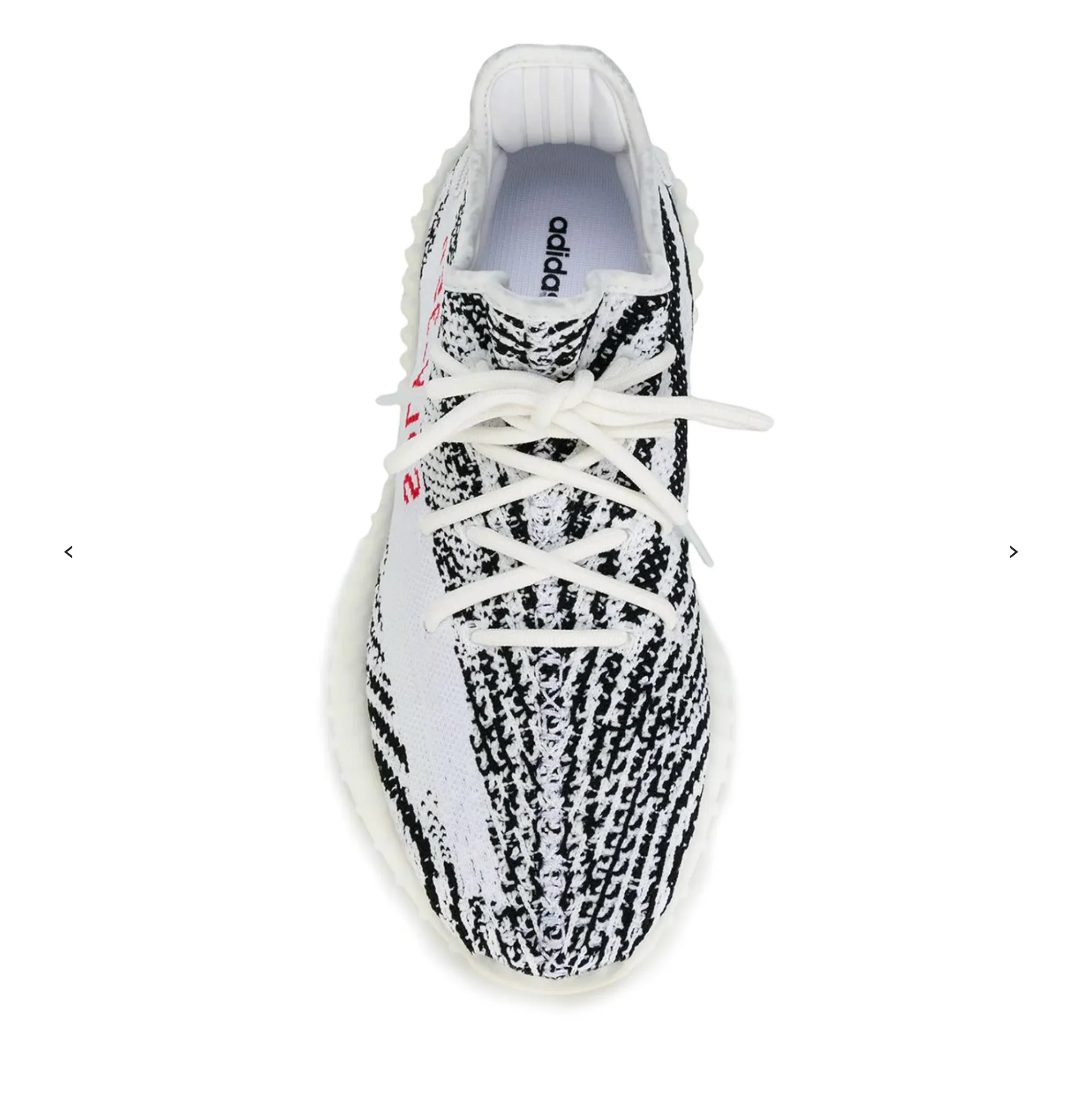 ADIDAS YEEZY BOOST 350 V2 ZEBRA SNEAKERS