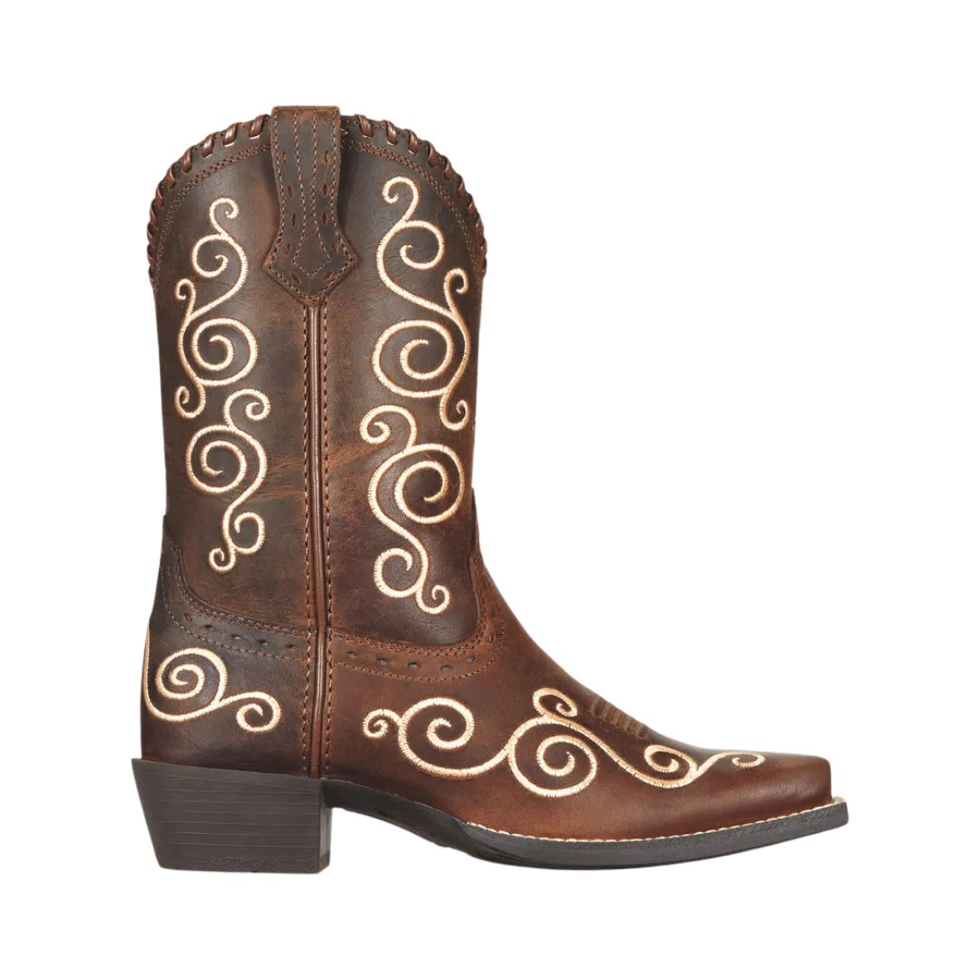 Ariat Kid's Shelleen Full Grain Leather Brown Boots