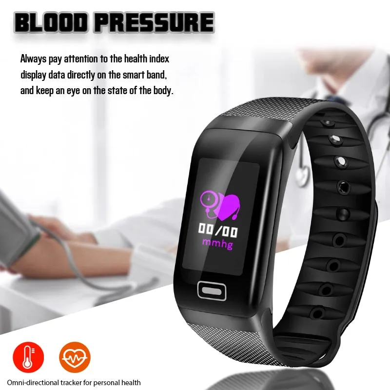 BANGWEI Fitness smart watch men Women Pedometer Heart Rate Monitor Waterproof IP67 Swimming Running Sports Watch For Android IOS