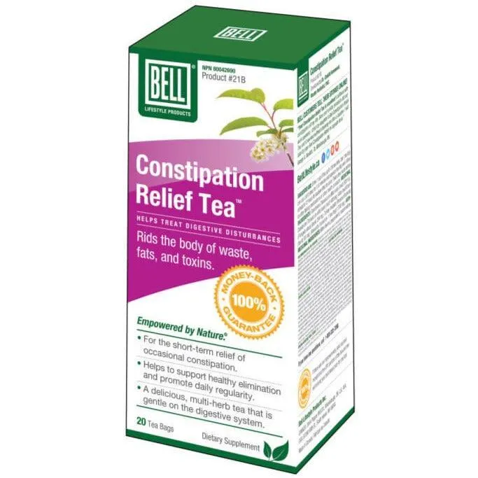 BELL Constipation Relief Tea 20 Tea Bags