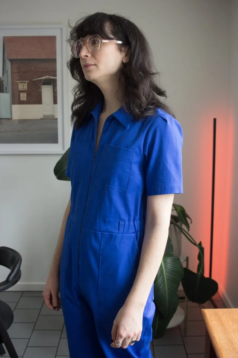 Birds of North America Nonpareil Jumpsuit - Royal (Online Exclusive)