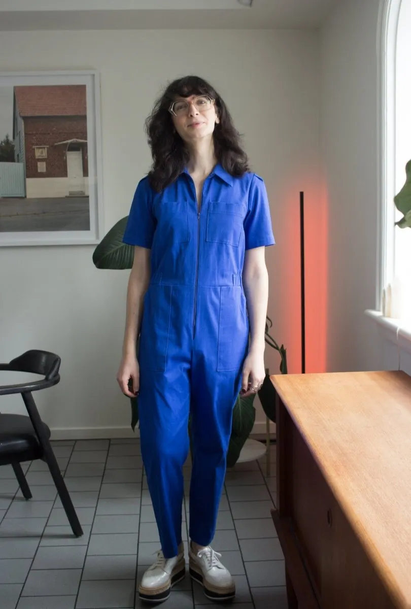 Birds of North America Nonpareil Jumpsuit - Royal (Online Exclusive)