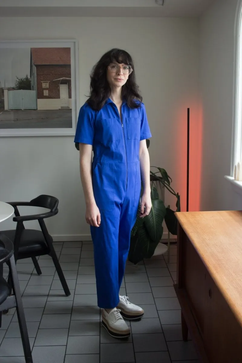 Birds of North America Nonpareil Jumpsuit - Royal (Online Exclusive)