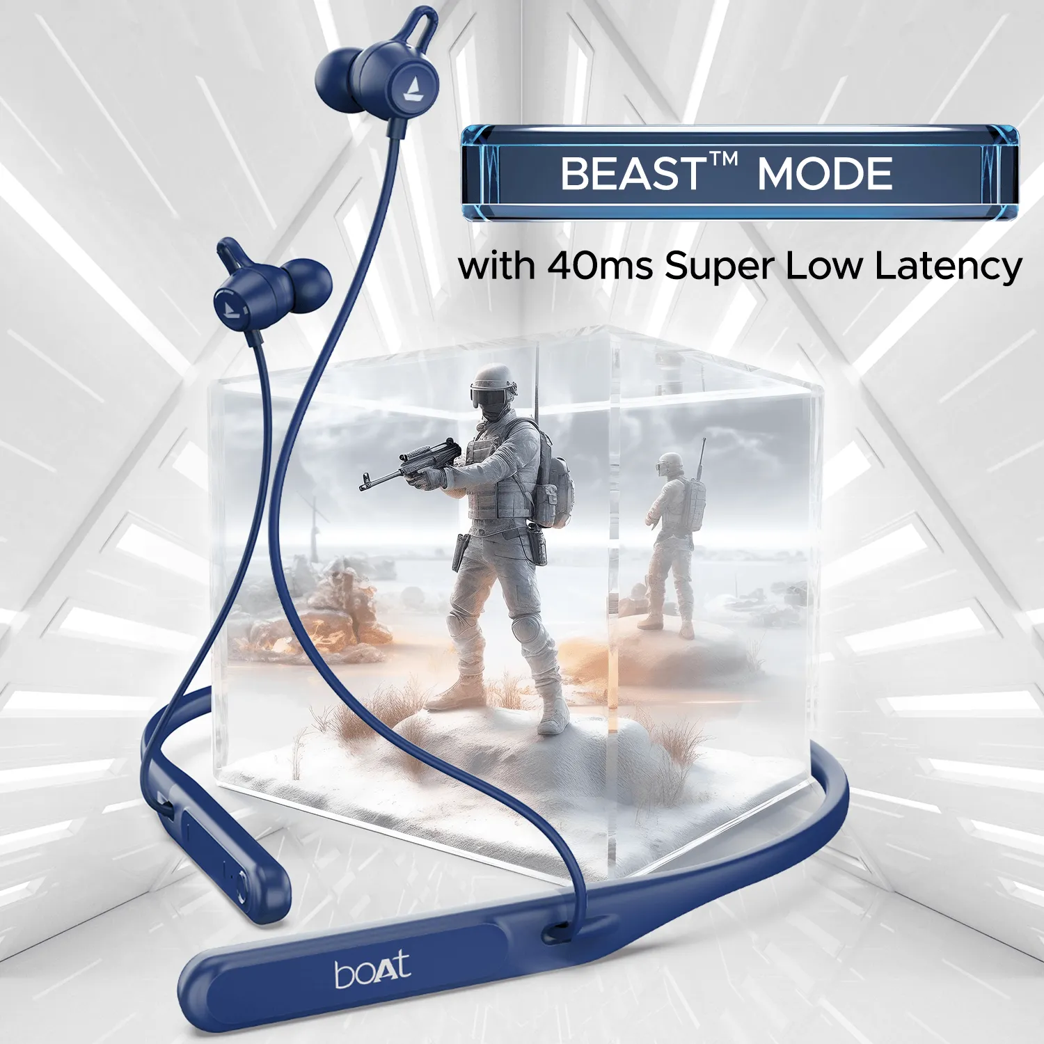 boAt Rockerz 255 Touch | Wireless Earphone with 30H Playback, 10mm Dynamic Graphene Drivers, ENx™ Technology, BEAST™ Mode