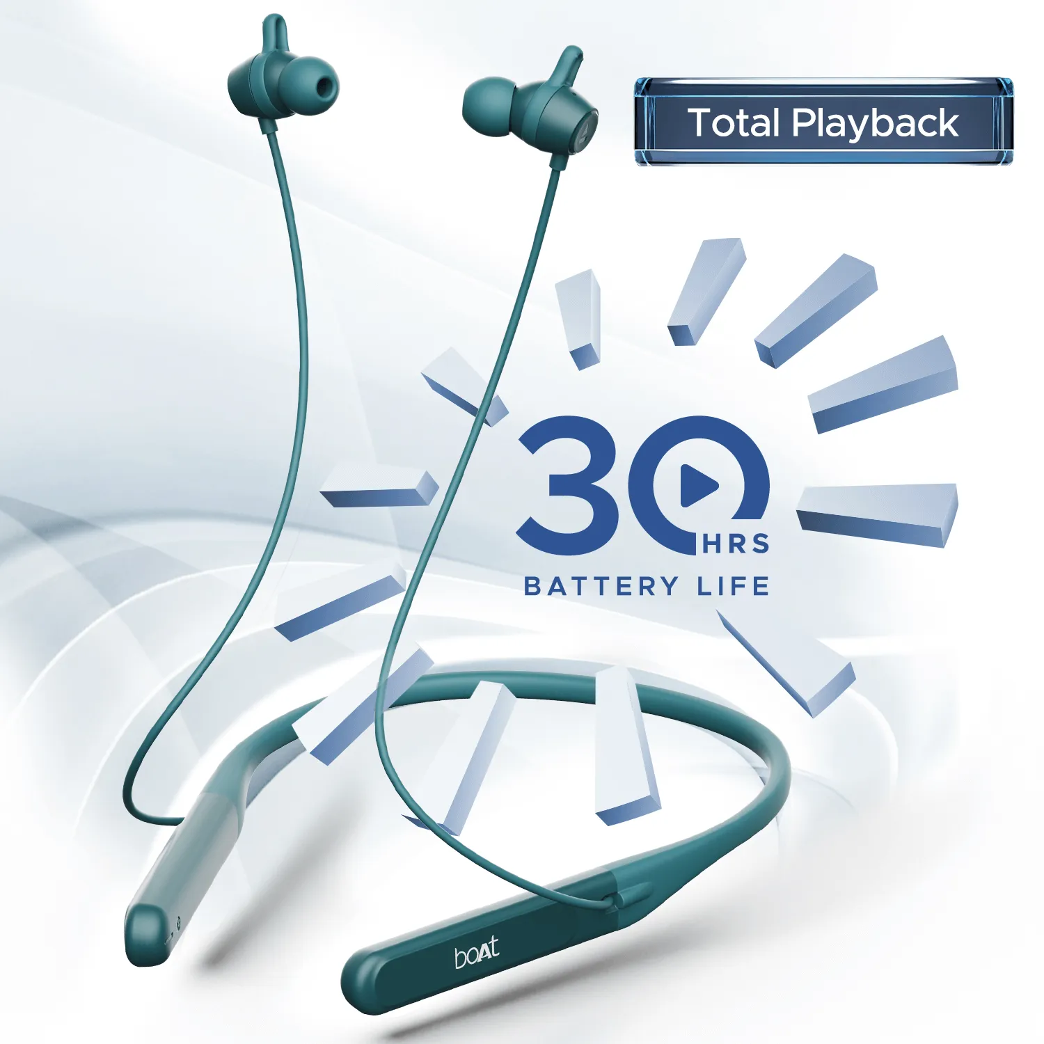 boAt Rockerz 255 Touch | Wireless Earphone with 30H Playback, 10mm Dynamic Graphene Drivers, ENx™ Technology, BEAST™ Mode