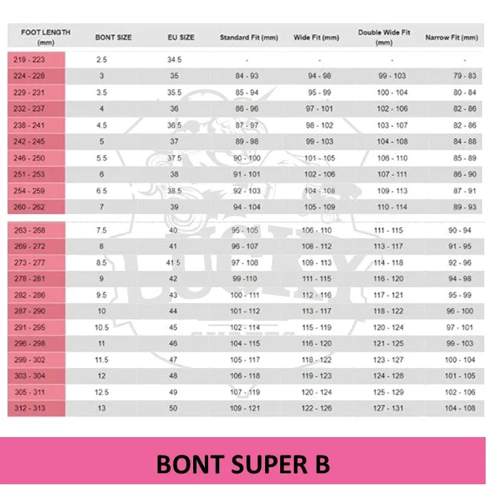 Bont Super B Carbon Speed Boot *Last Pair* US 5.5
