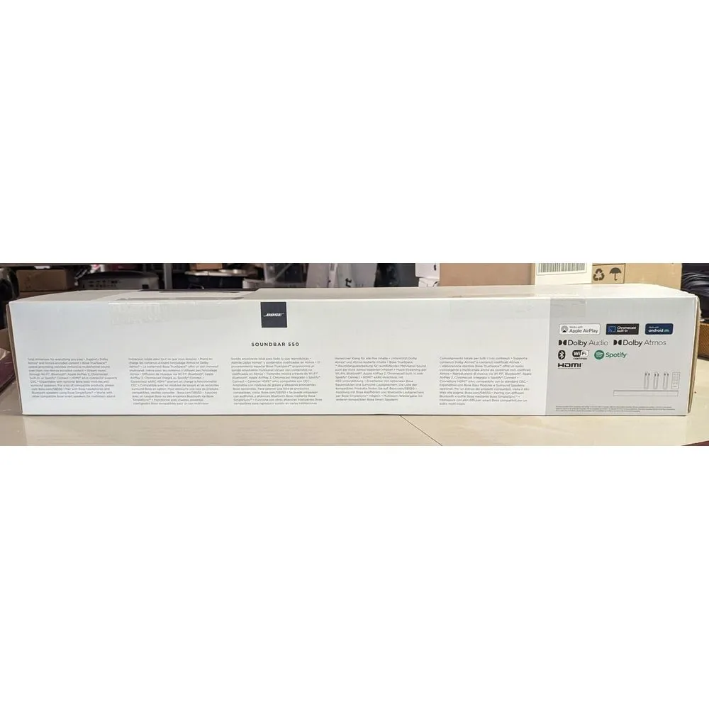 Bose Smart Soundbar 550 with Dolby Atmos Speaker