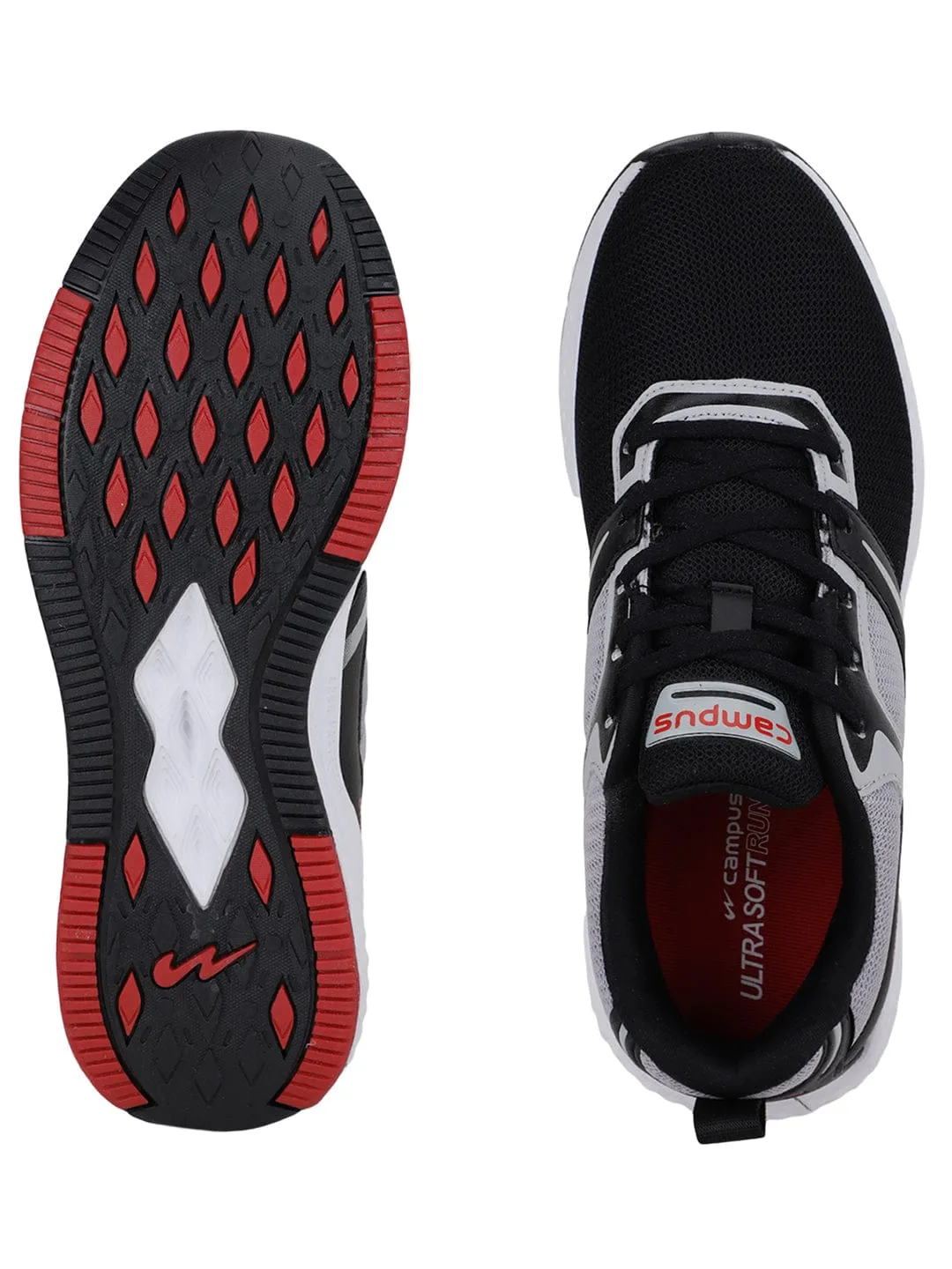 BROMAX Black Men's Running Shoes