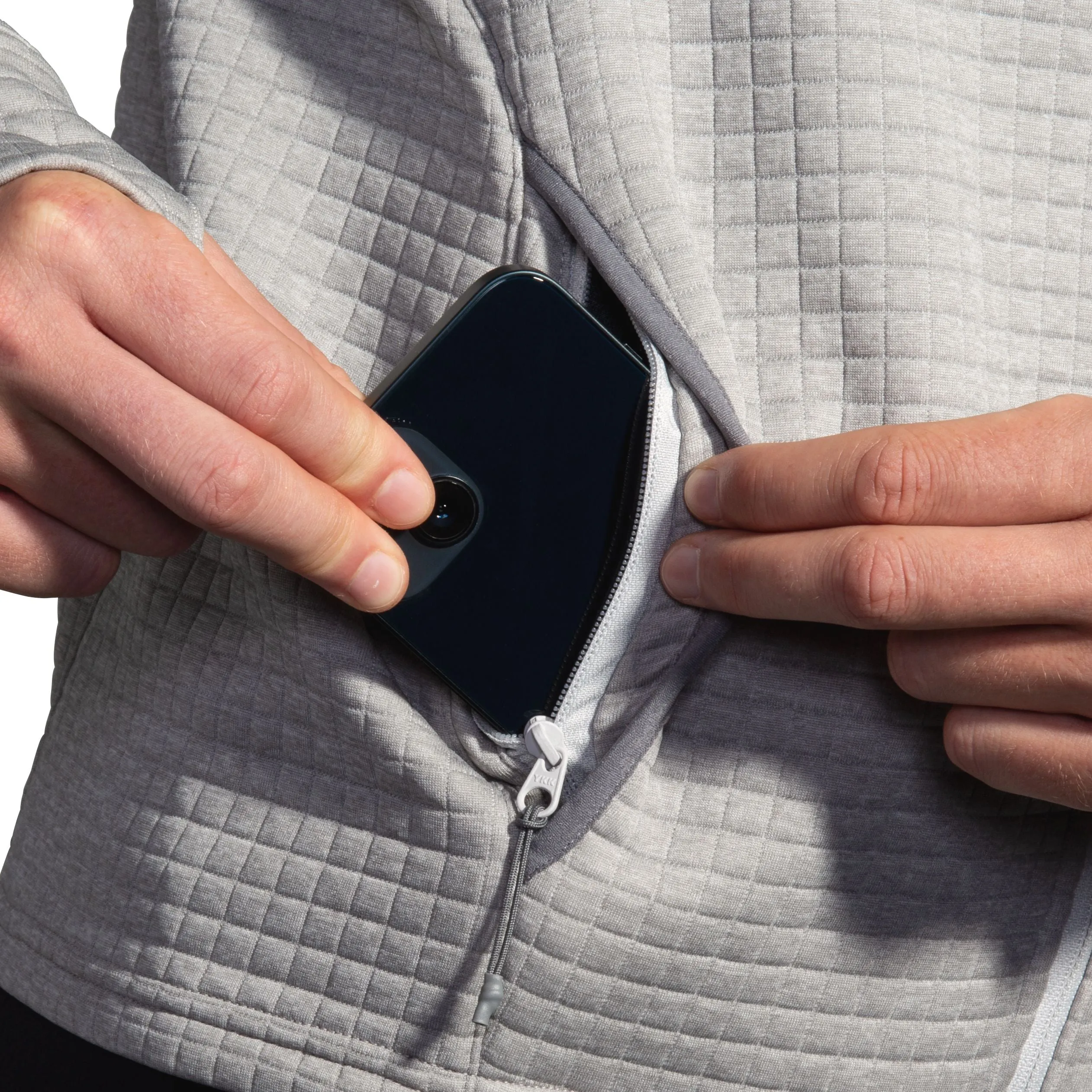 Brooks | Active Midweight Hoodie | Women's | Heather Ash