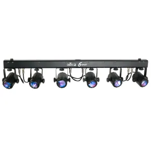 Chauvet DJ 6SPOT RGBW LED Effect Light Of Beams Using 4 Heads