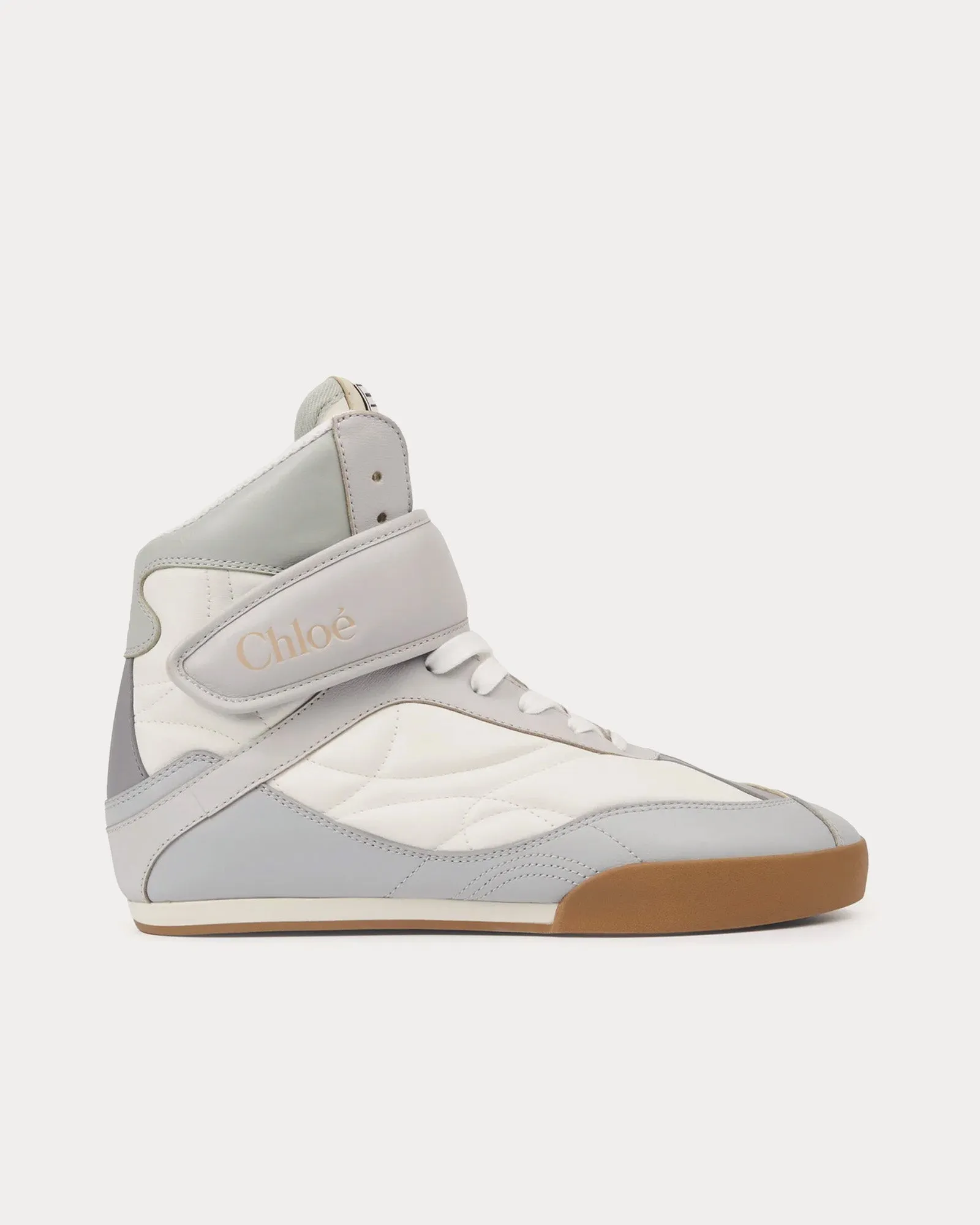 Chloé Kick Pastel Blue High Top Sneakers