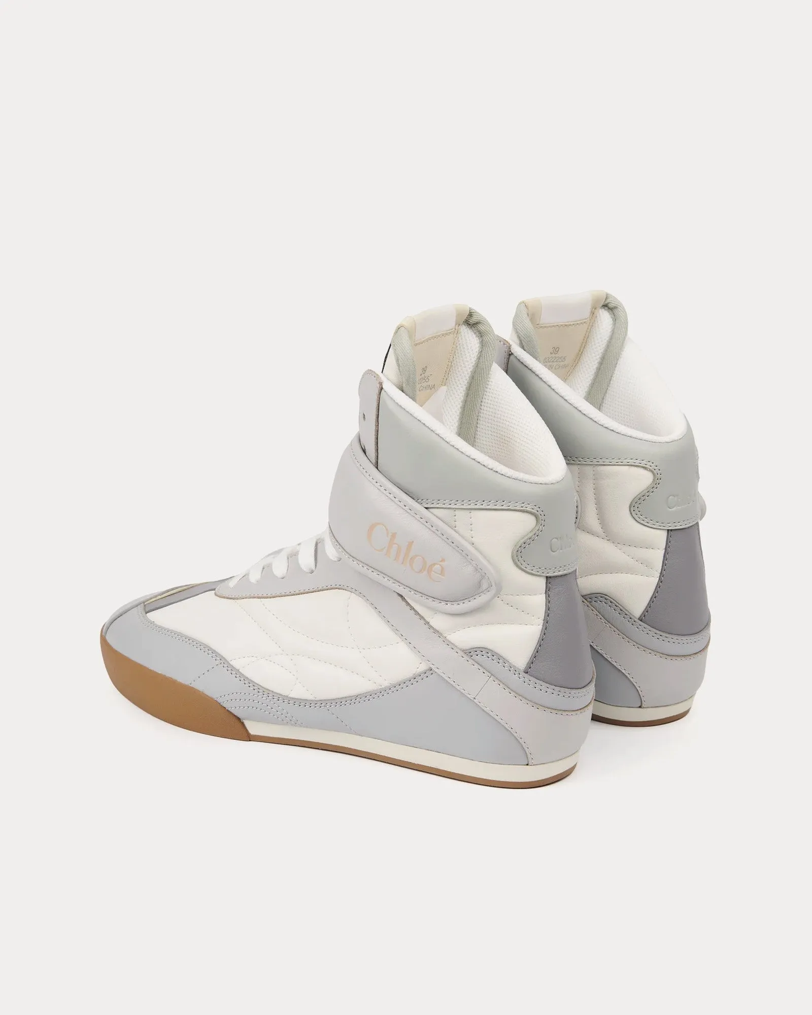 Chloé Kick Pastel Blue High Top Sneakers