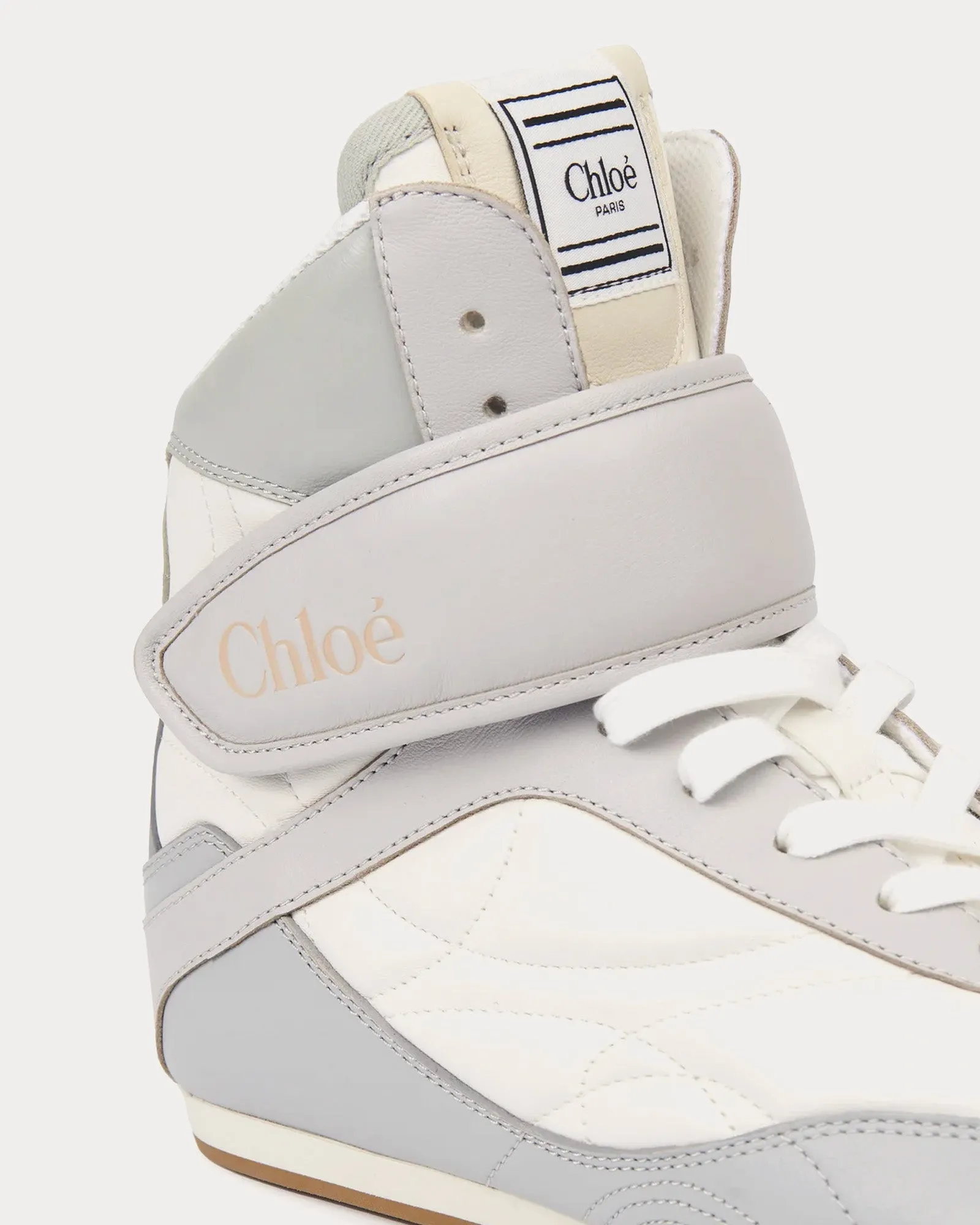 Chloé Kick Pastel Blue High Top Sneakers
