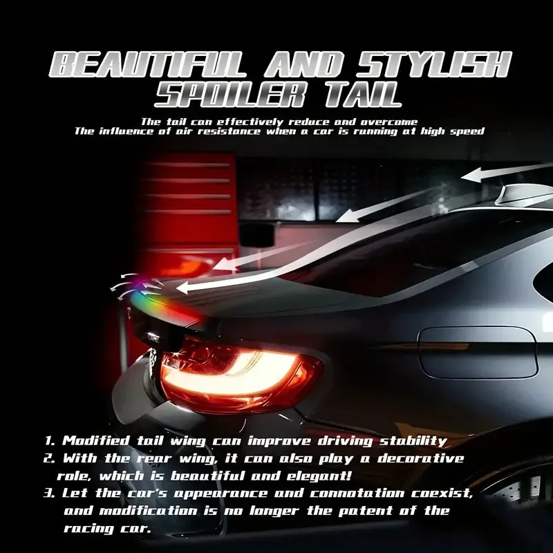 Colorful Glowing RPG Car Spoiler