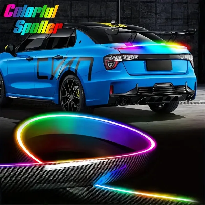 Colorful Glowing RPG Car Spoiler