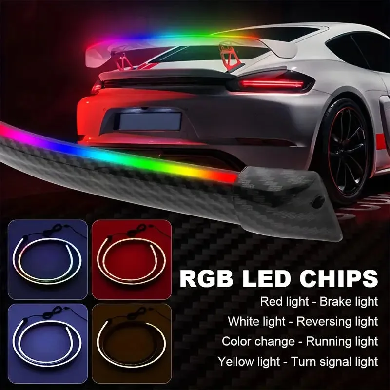Colorful Glowing RPG Car Spoiler