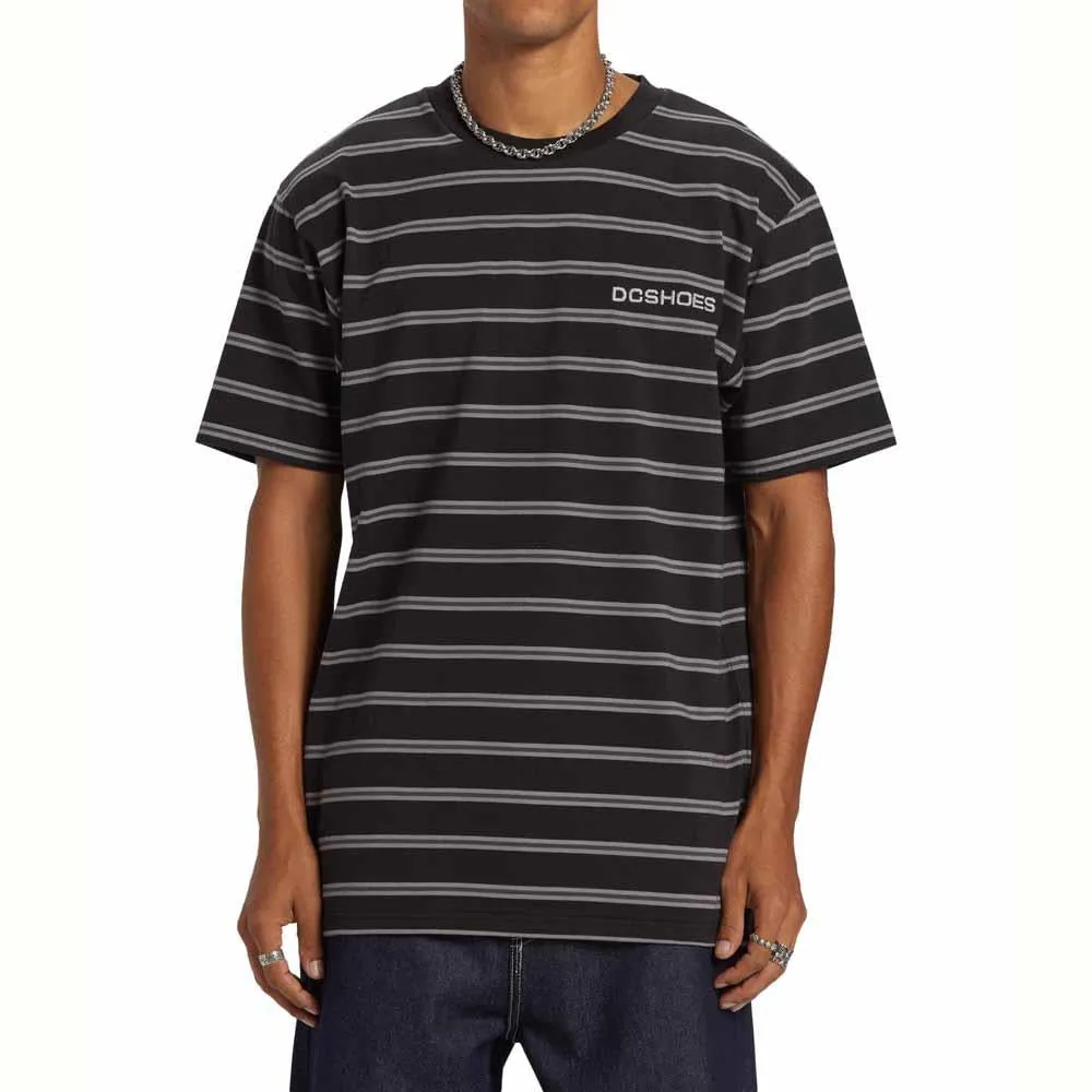 DC Shoes Upstate Stripe T-Shirt Black