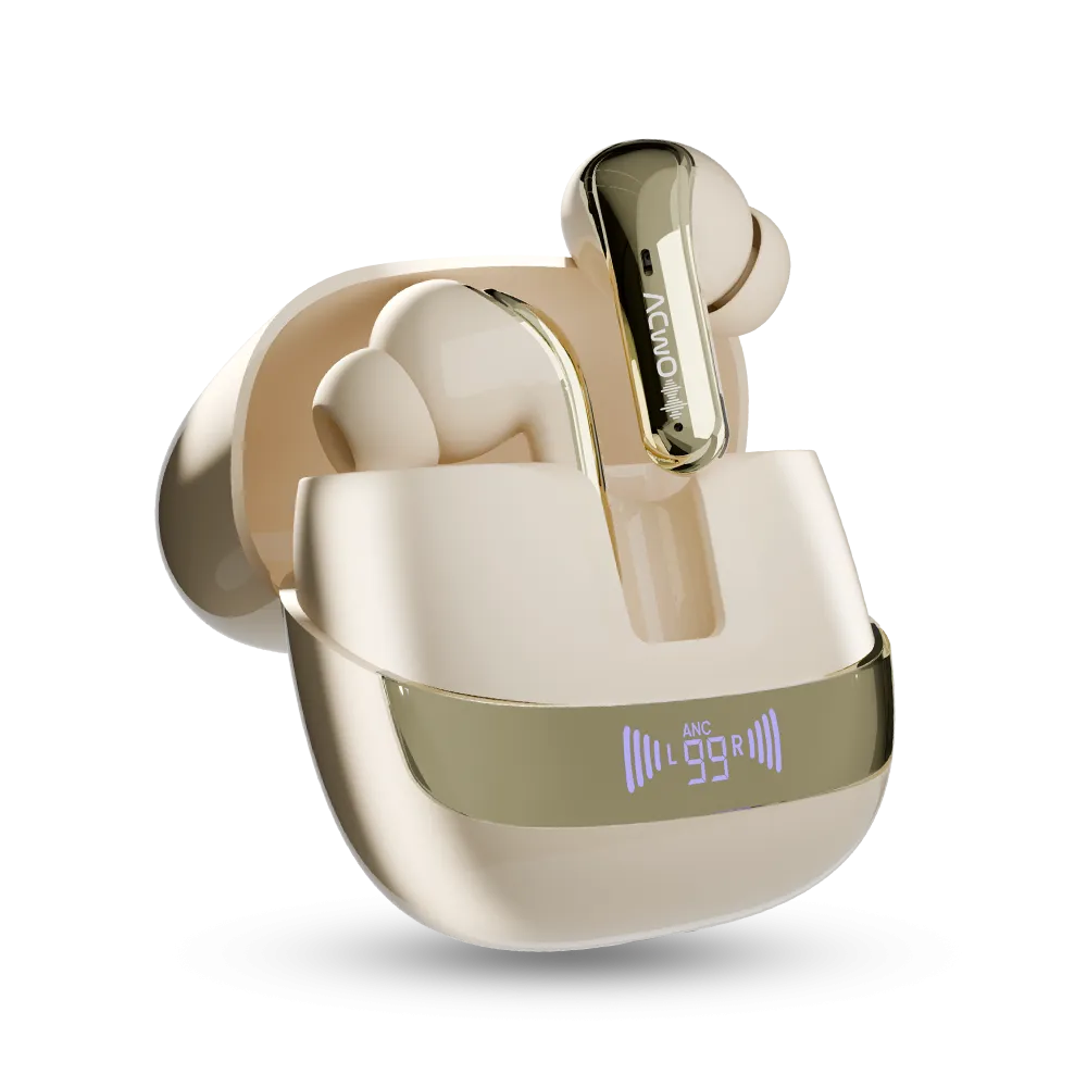 DwOTS 747 TWS Coffee Cream Earbuds