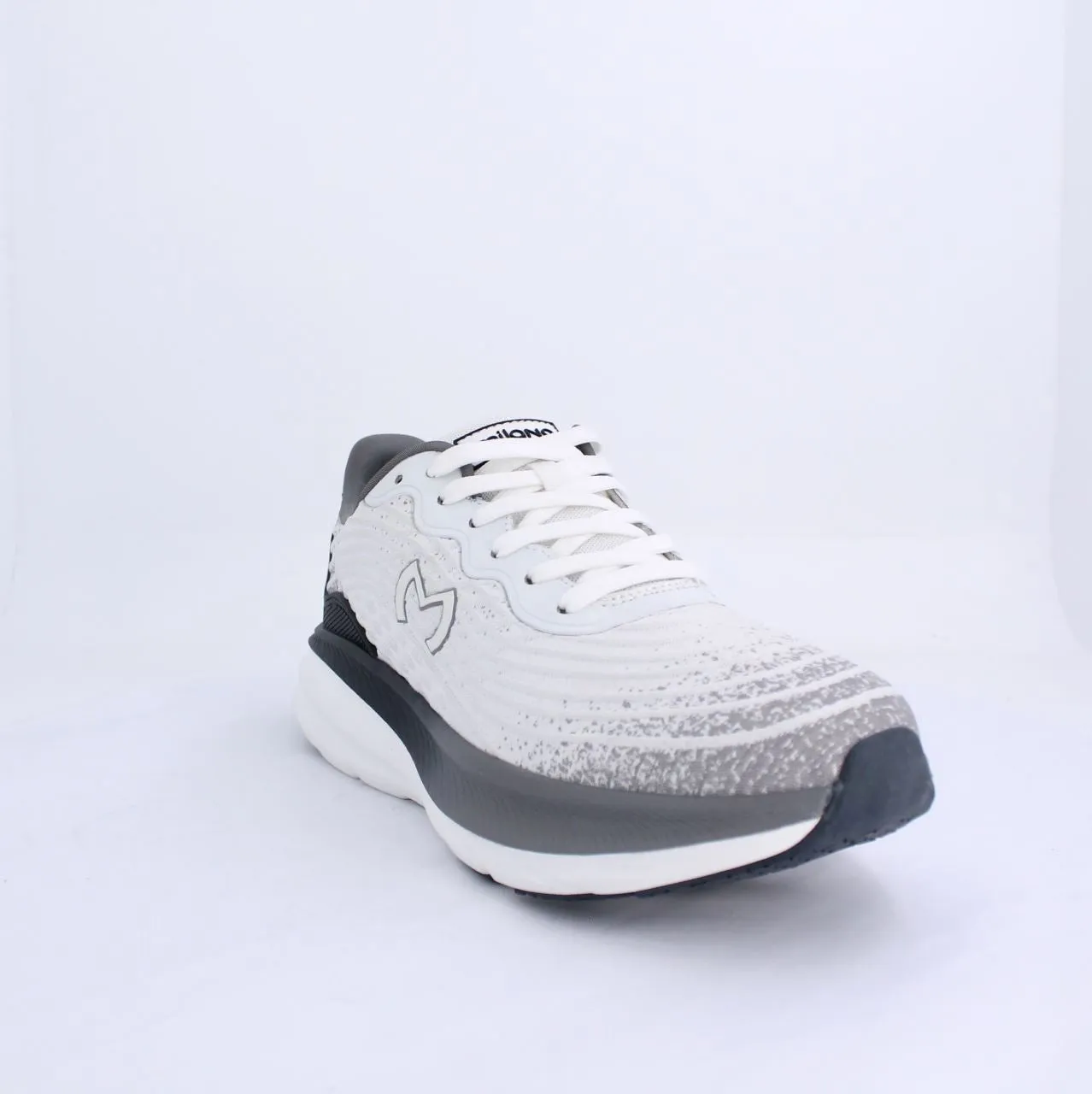 FELIPE MENS LACEUP TRAINERS-WHITE