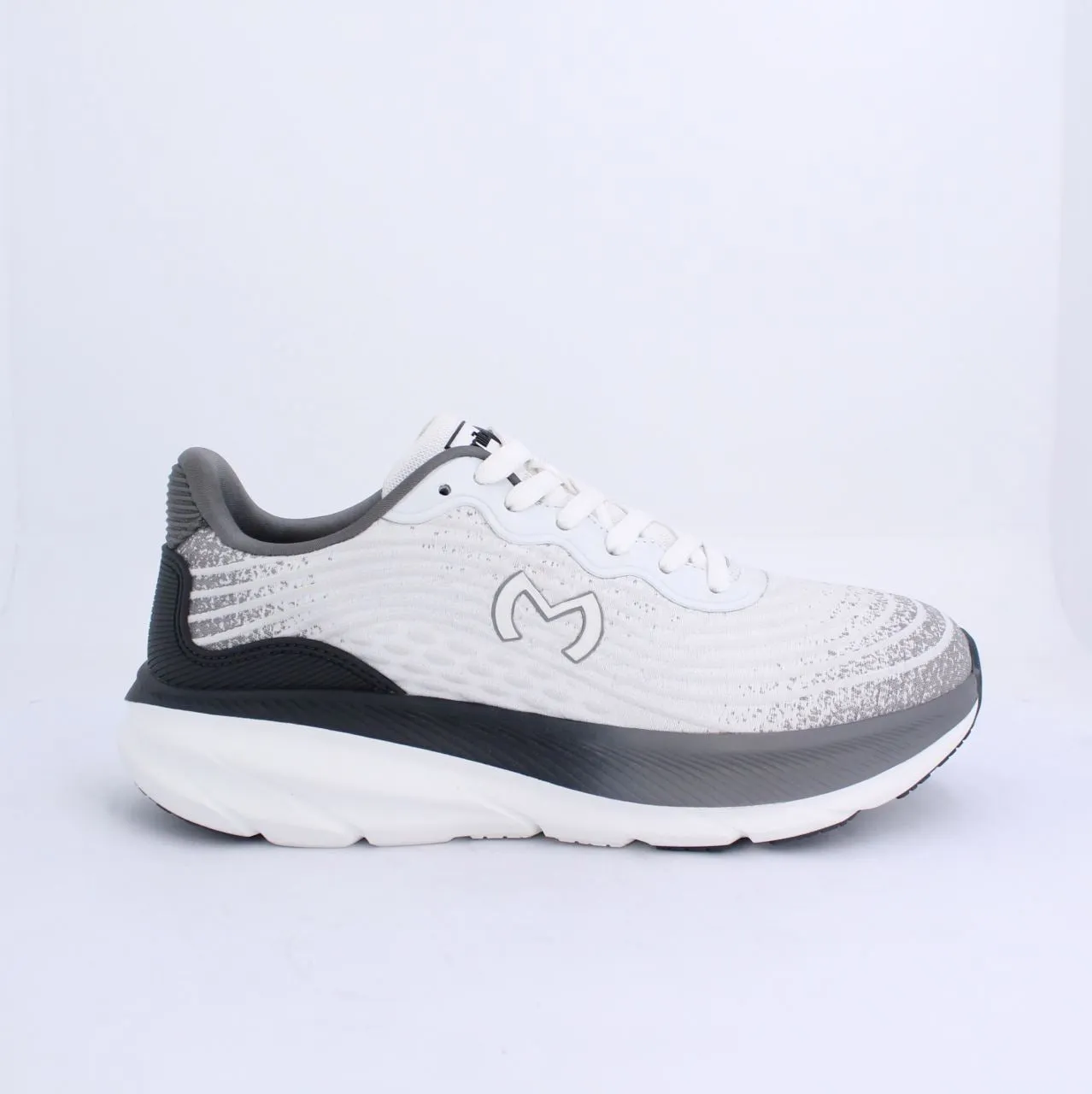 FELIPE MENS LACEUP TRAINERS-WHITE