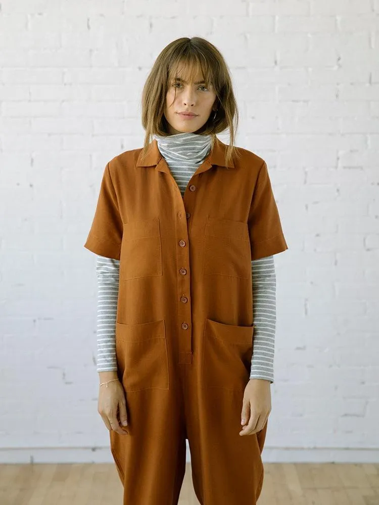 Finn Jumpsuit, Clay