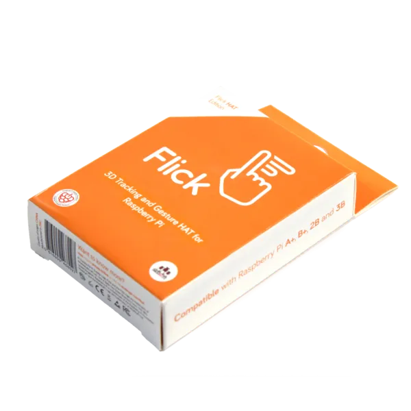 Flick HAT - 3D Tracking and Gesture HAT for Raspberry Pi