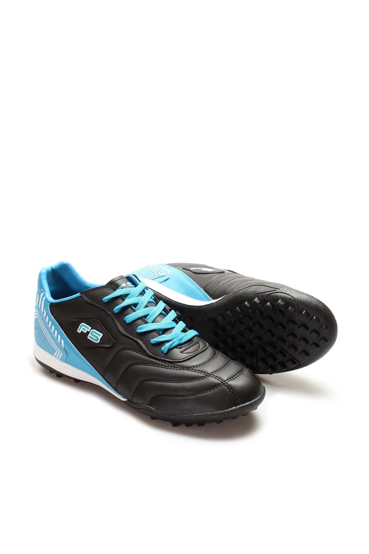 FST Men's Indoor Soccer Shoes 618XA1200H Black Blue - Bitterfeld