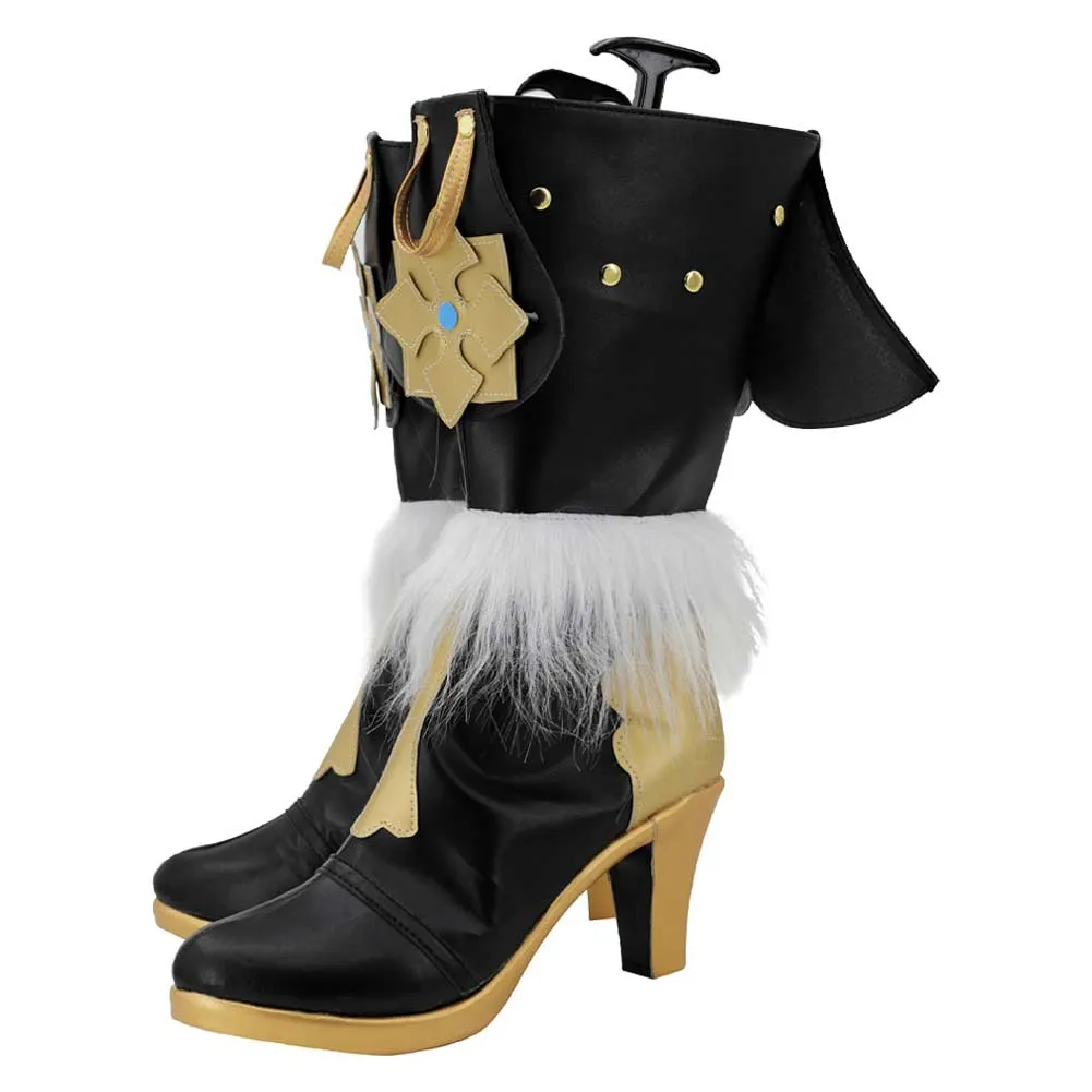 Genshin Impact Collei Cosplay Shoes Boots Halloween Accessory Props