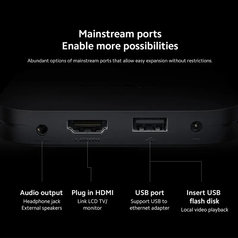 Global Version Xiaomi Mi TV Box S 2nd Gen - 4K Ultra HD, BT5.2