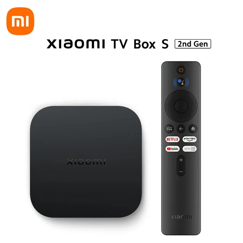 Global Version Xiaomi Mi TV Box S 2nd Gen - 4K Ultra HD, BT5.2