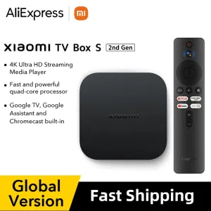 Global Version Xiaomi Mi TV Box S 2nd Gen - 4K Ultra HD, BT5.2