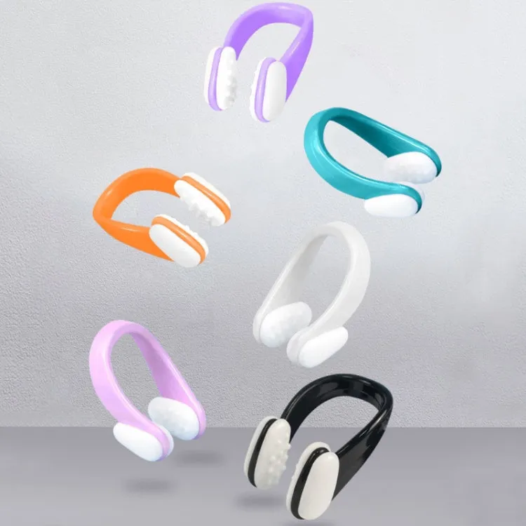 HAIZID Diving & Swimming Anti-Choking Water Silicone Soft Nose Clip(Purple)