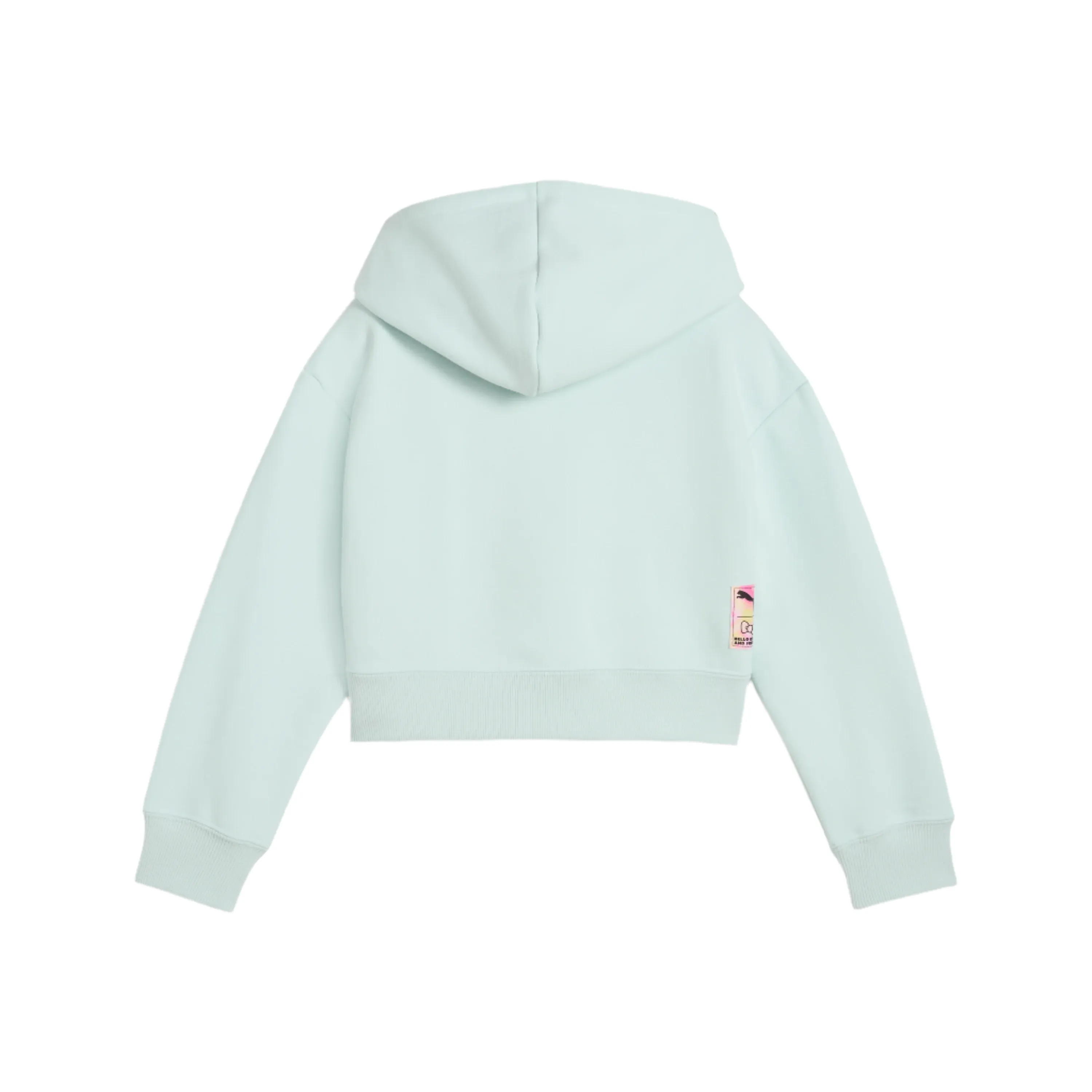 Hello Kitty and Friends x PUMA Kids Relaxed Cropped Graphic Hoodie (Peaceful Blue)