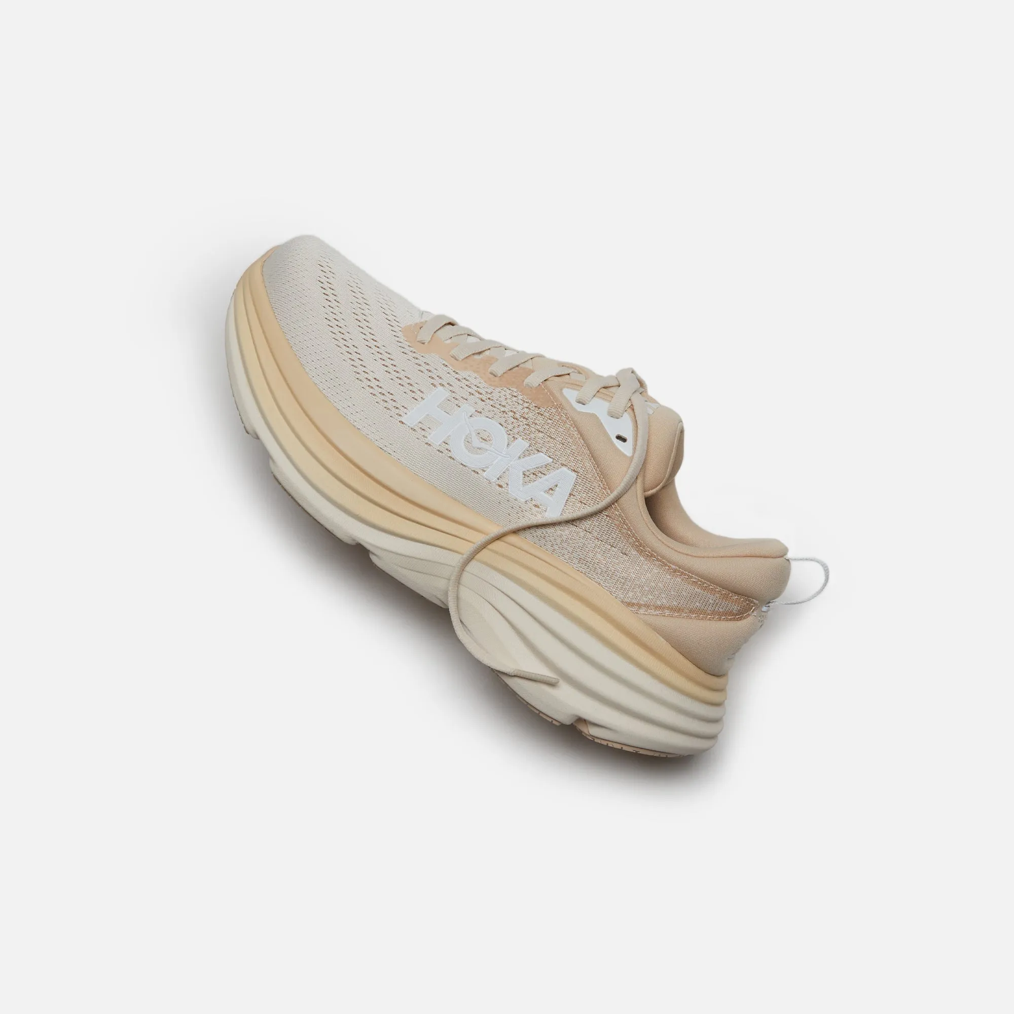 HOKA RA#RAHU-60935 (122223 YS) HOKA WMNS Bondi 8 - Shifting Sand / Eggnog