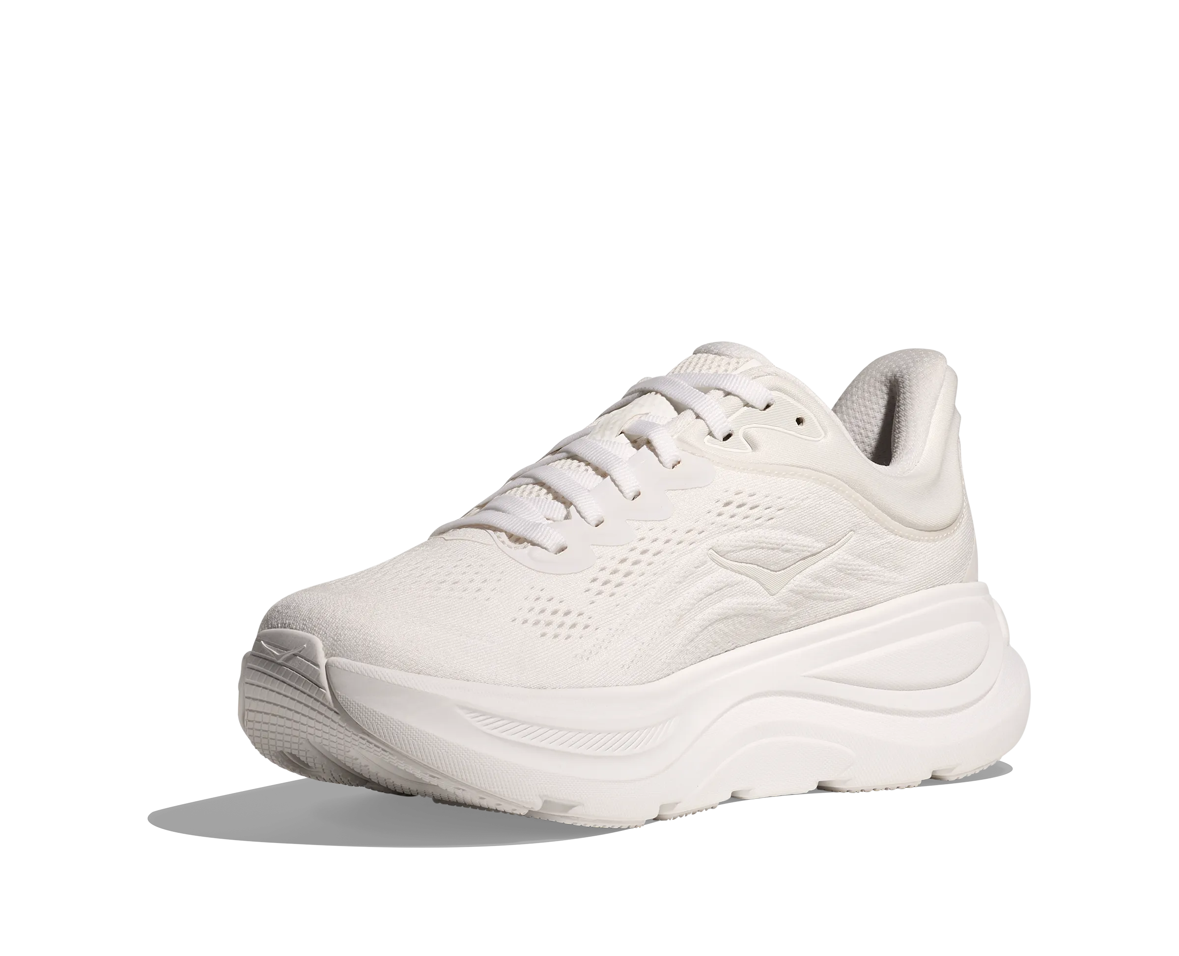 HOKA Women's Bondi 9 Ultra Cushioned Running Shoe - White/White