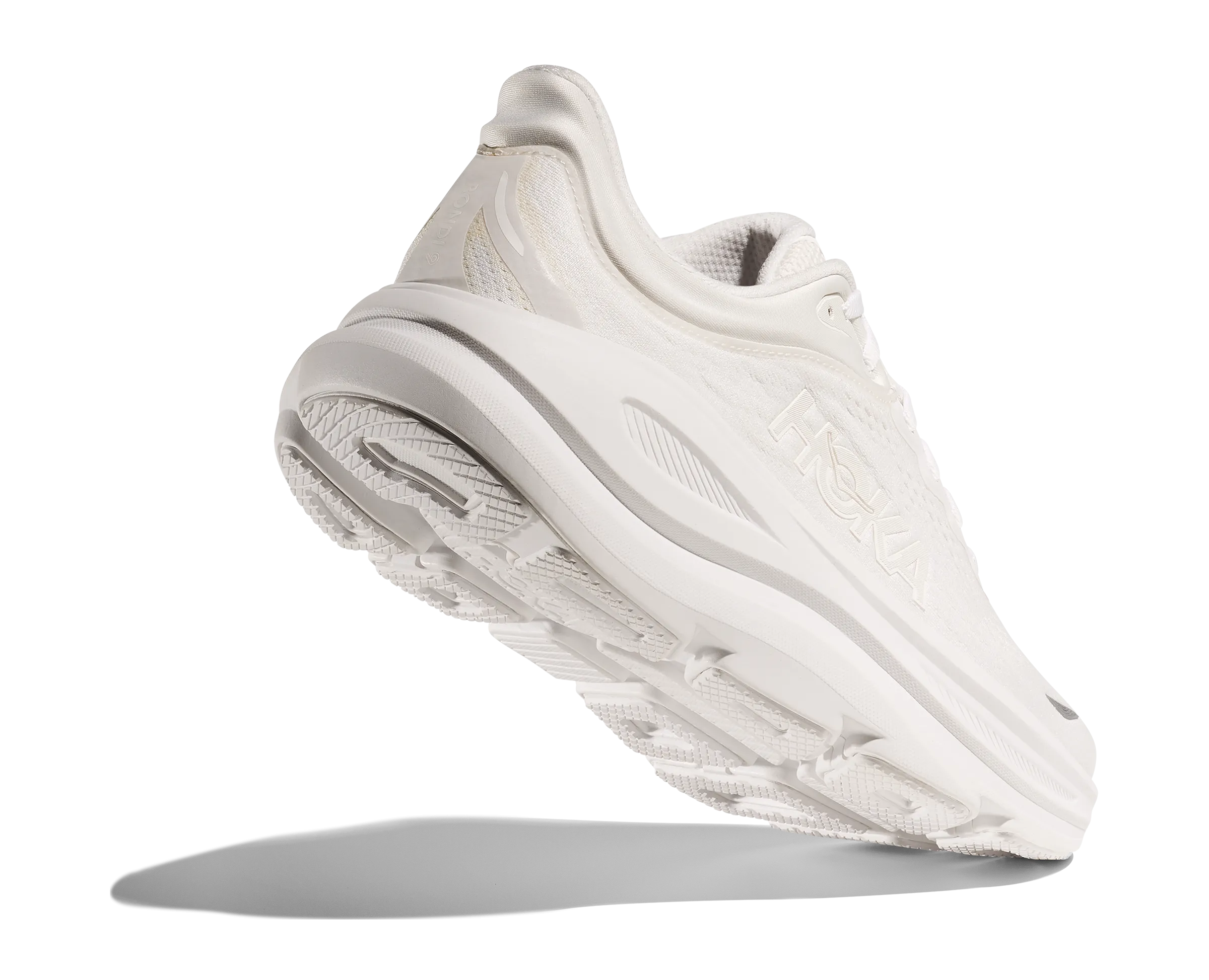 HOKA Women's Bondi 9 Ultra Cushioned Running Shoe - White/White