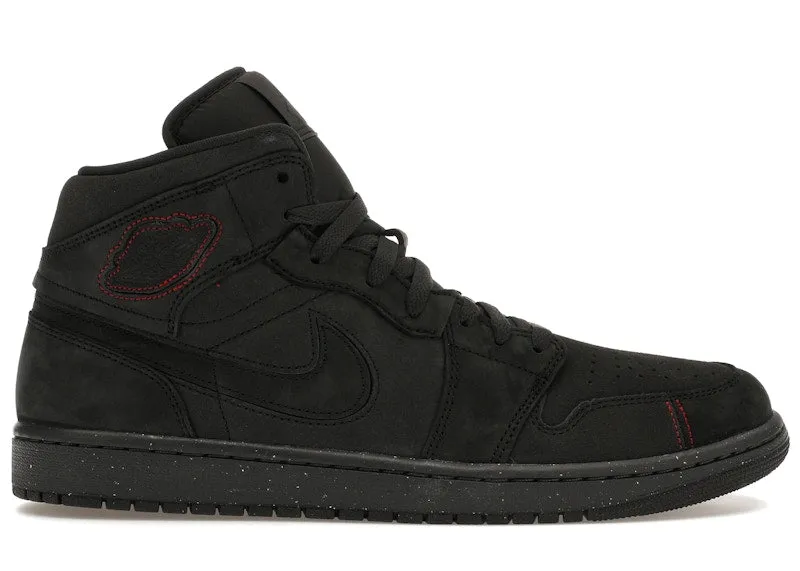 Jordan 1 Mid Se Craft Dark Smoke Red