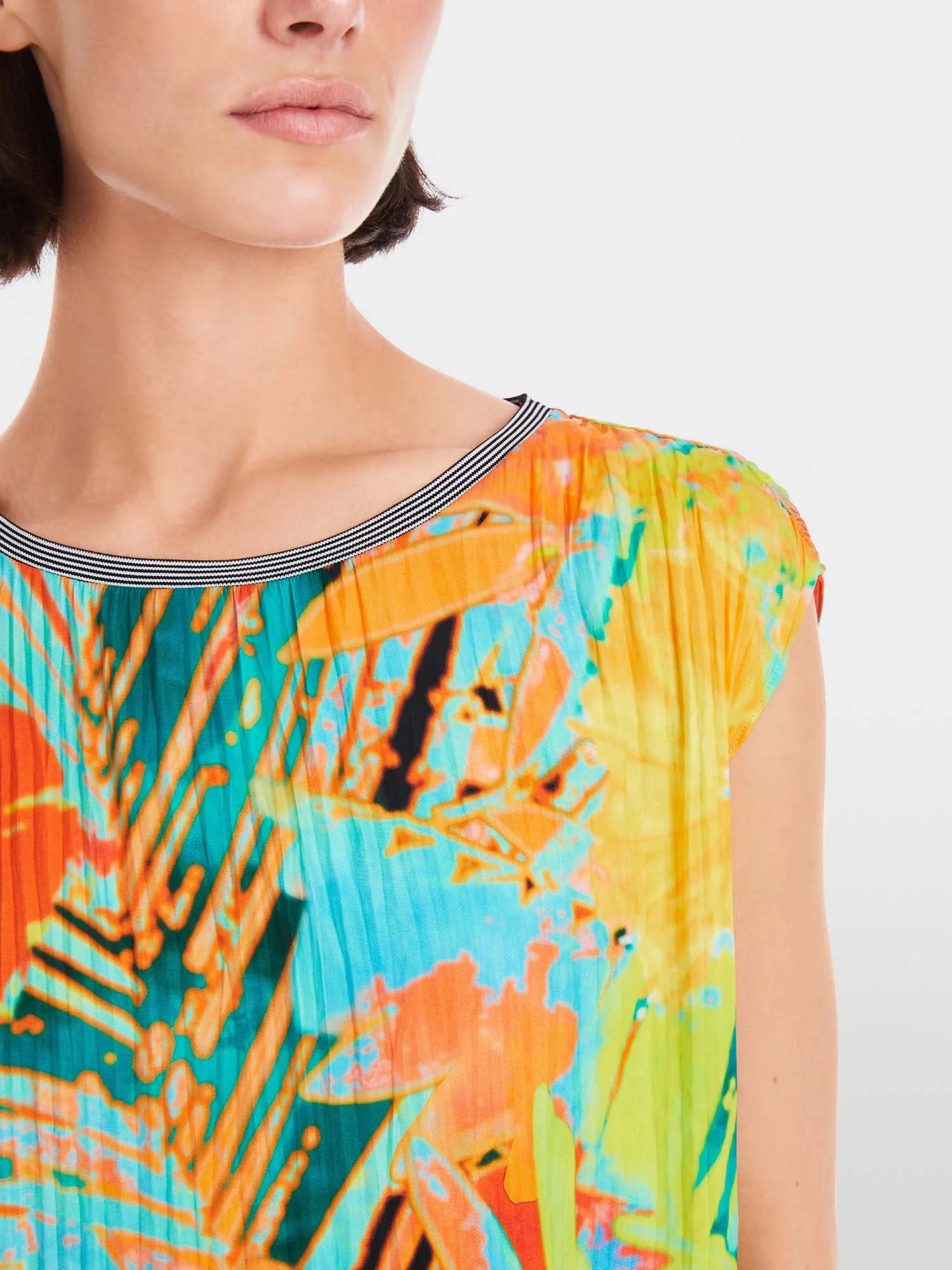 Marc Cain Sports Relaxed Fit Pleated Blouse