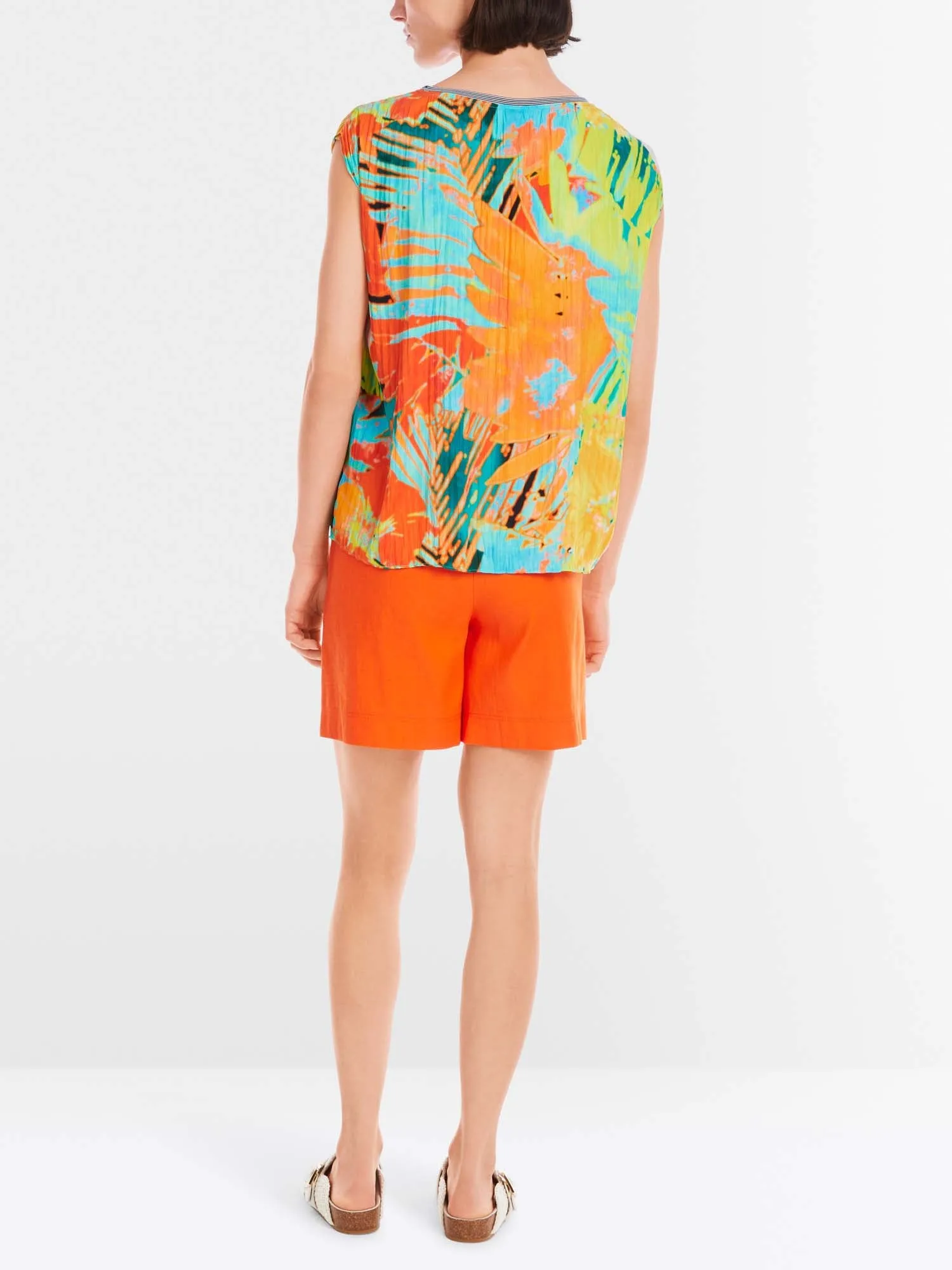 Marc Cain Sports Relaxed Fit Pleated Blouse