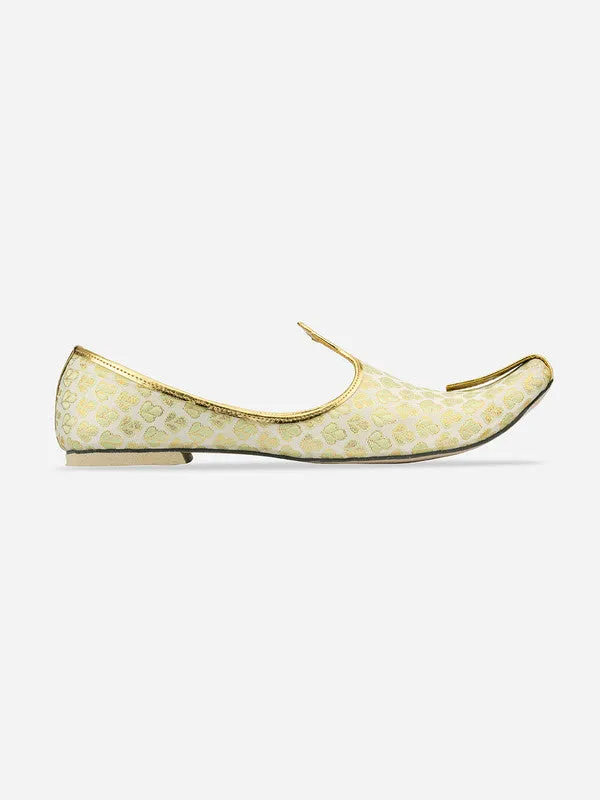 Men's Indian Ethnic Party Wear Multicolour Footwear - Desi Colour
